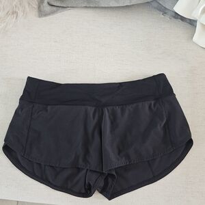 lululemon athletica 4" RUN SHORTA Black SZ 8